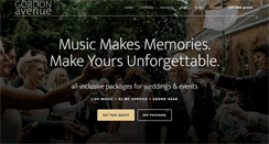 Desktop Screenshot of gordonavenue.com