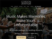 Tablet Screenshot of gordonavenue.com